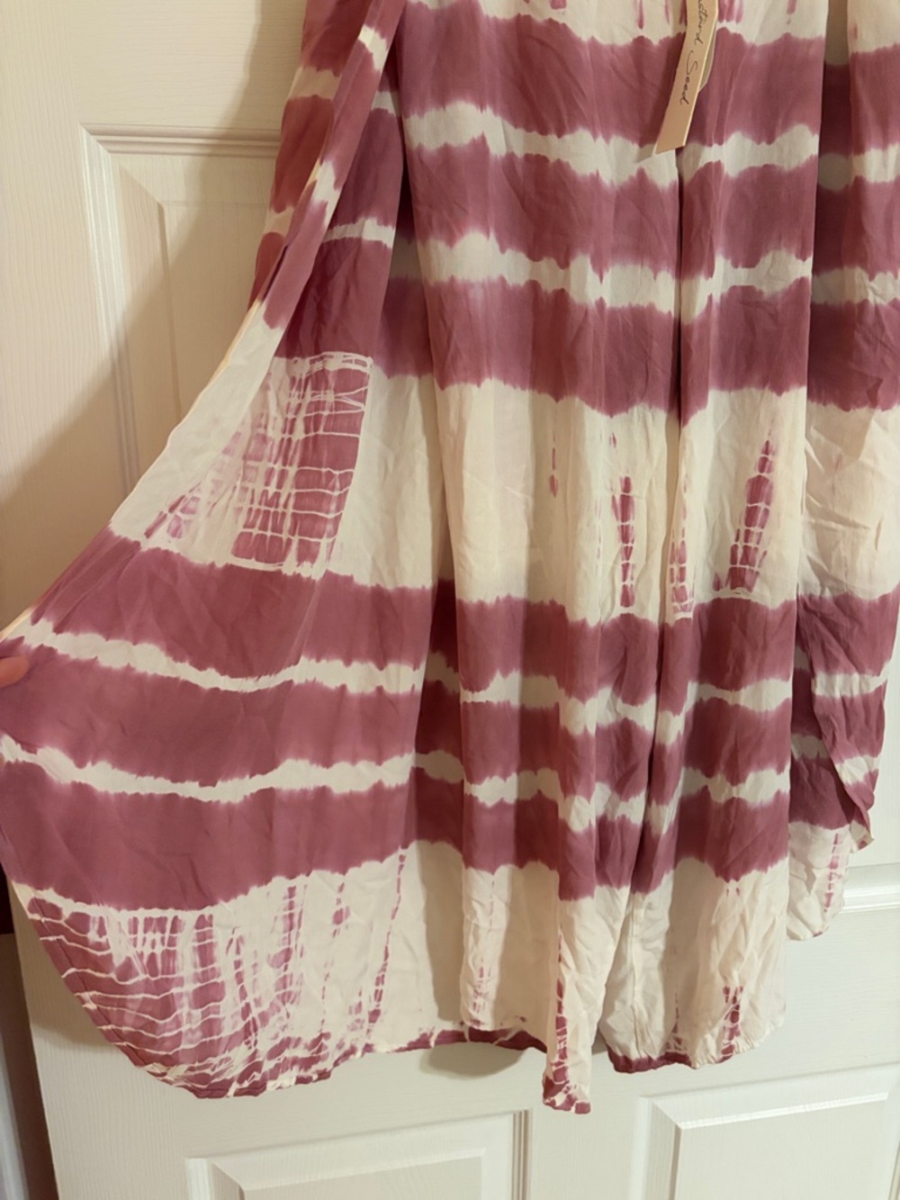 Mustard Seed Split-Leg Tie-Dye Pants - Picture 4 of 6